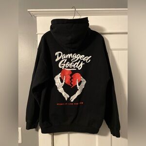 ASSHOLES LIVE FOREVER- “DAMAGED GOODS” hoodie